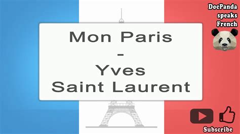 mon paris pronunciation